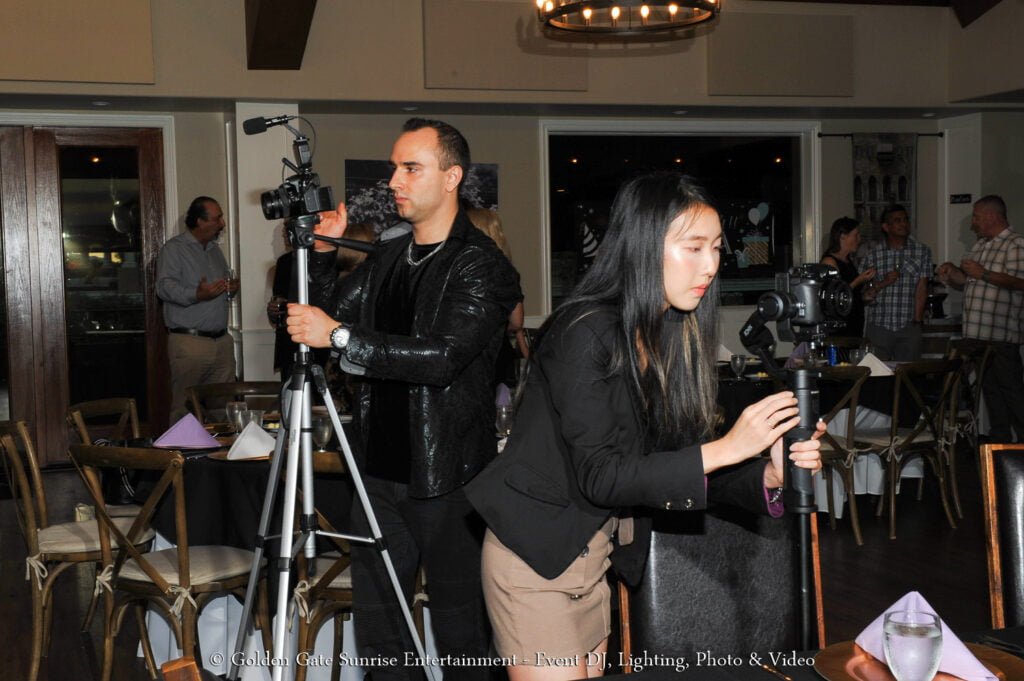 Business Owner Charlie Walkrich with Production Crew