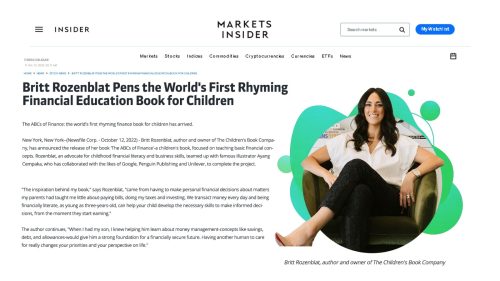 Britt Rozenblat - Market Insider