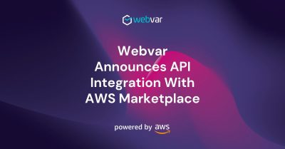 Webvar announces API integration with AWS Marketplace